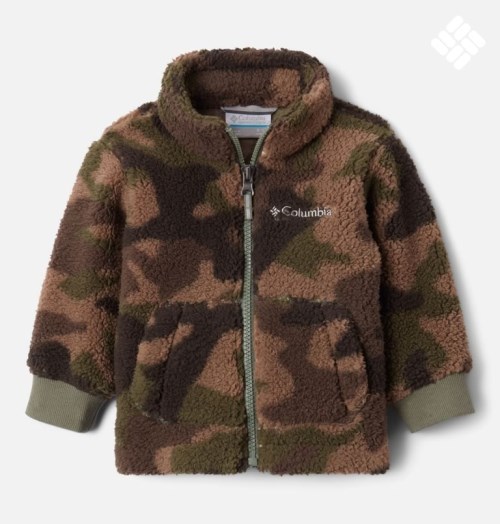 Columbia Rugged Ridge II Full Zip Sherpa Gyerek Polár Dzsekik Camo | 33EDB11AED