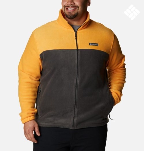 Columbia Steens Mountain 2.0 Full Zip Férfi Polár Dzsekik Mangó Fekete | BB1CCA3B3A